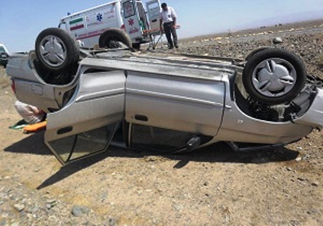 واژگونی عامل ۷۰درصد تلفات رانندگی در ایران