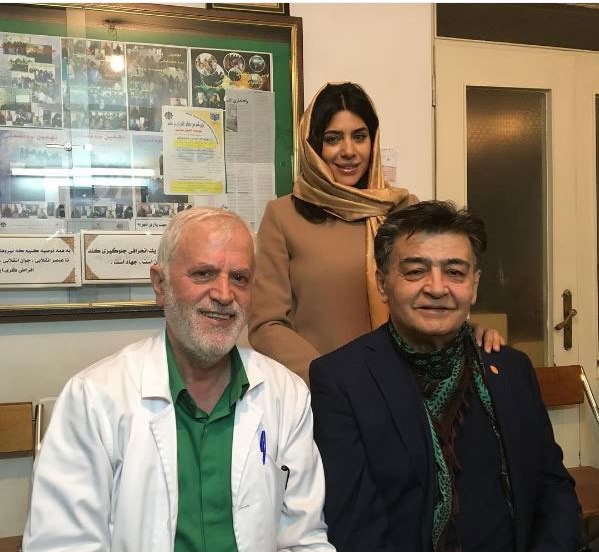 رضا رویگری و همسرش در مطب دکتر +عکس