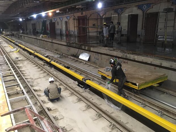 افتتاح یک ایستگاه جدید مترو