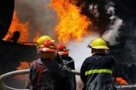 آتش‌سوزی گسترده در پالایشگاه اصفهان