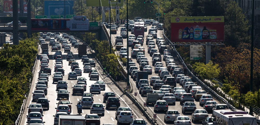 ترافیک نیمه سنگین در محدوده ورودی تهران