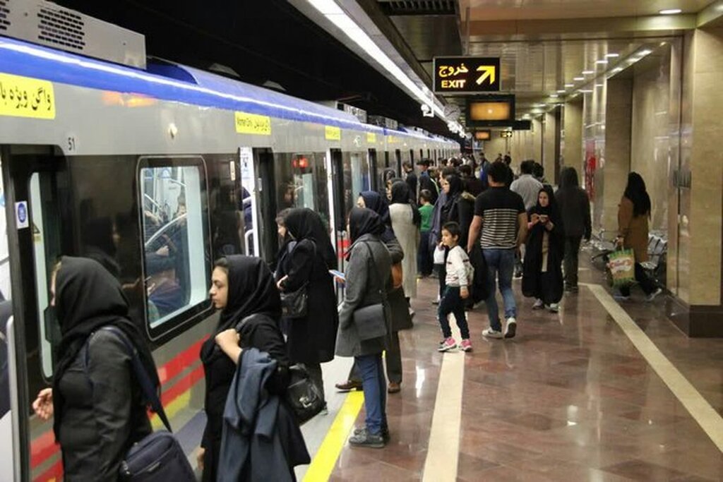 شلوغ ترین ایستگاه‌ مترو تهران کدام است؟