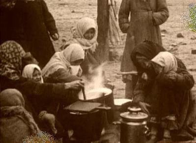 قحطی‌زدگی مردم تهران در جنگ اول جهانی +عکس