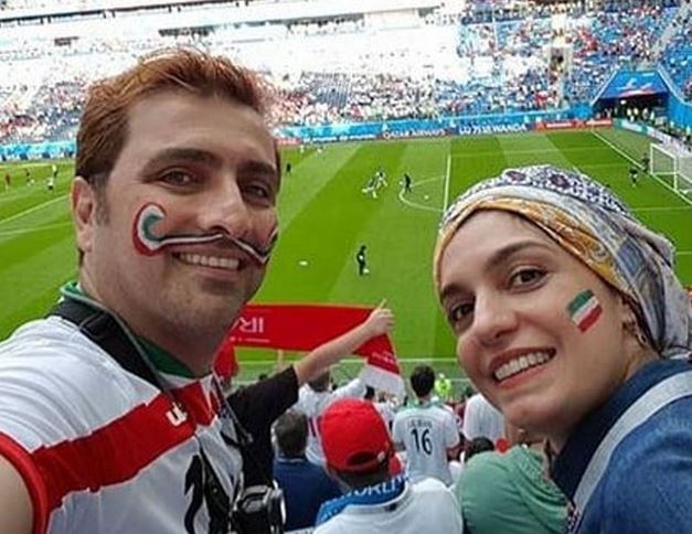 بغض الیکا عبدالرزاقی هنگام ورود به استادیوم در جام جهانی + فیلم