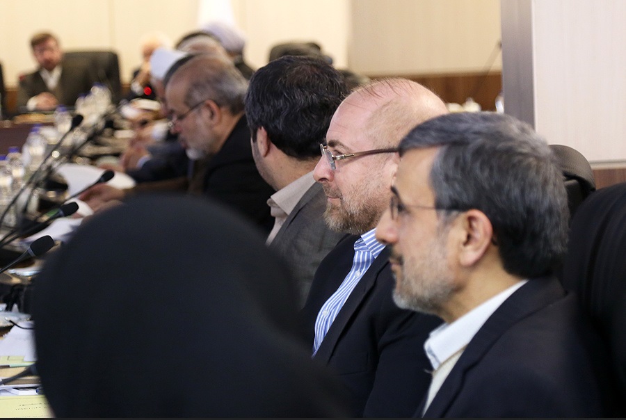 حضور ظریف و احمدی‌نژاد در جلسه مجمع تشخیص مصلحت +عکس