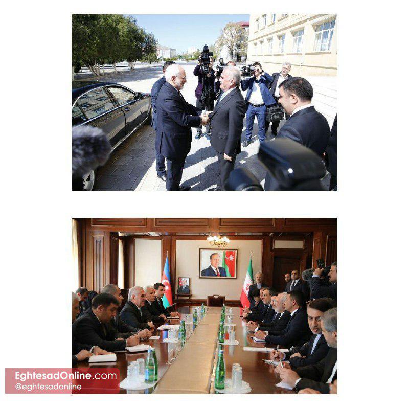 دیدار ظریف با رییس مجلس عالی جمهوری نخجوان