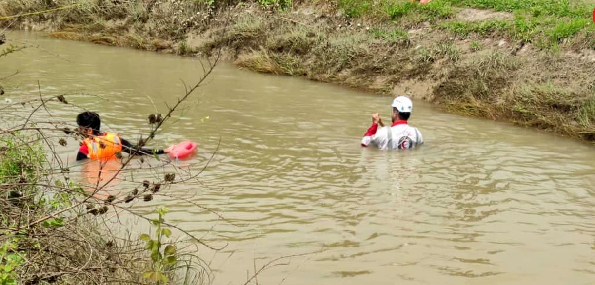 پیکر ۲ نوجوان غرق شده در رودخانه پیدا شد + فیلم و عکس