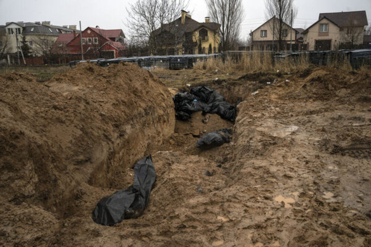 کشف ۱۲۰۰ جسد در کی یف