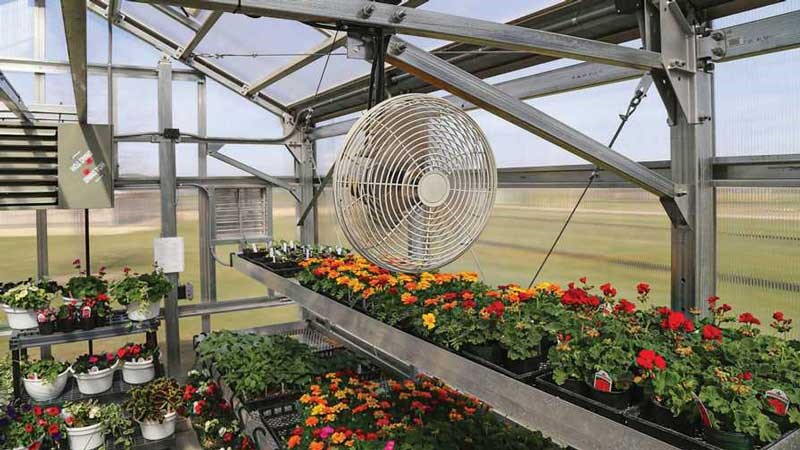 تجهیزات سرمایشی مخصوص گلخانه برای فصل گرم