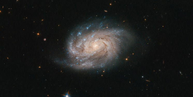 تصویر ناسا از یک کهکشان مارپیچی