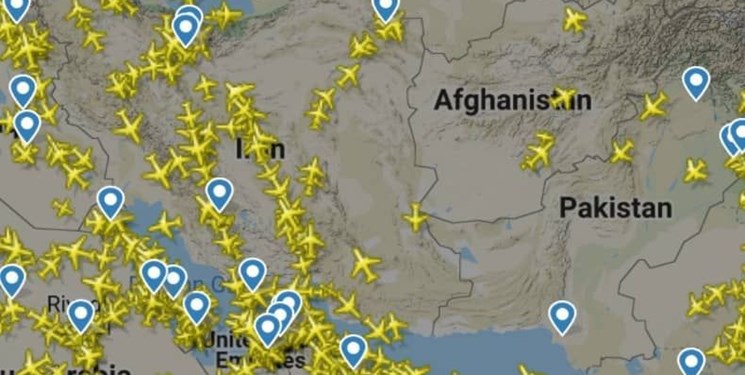 افزایش پروازهای عبوری از ایران پس از تنش‌‌ پاکستان و هند‌