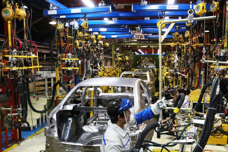 کاهش 38درصد فروش جهانی خودروسازان ژاپنی