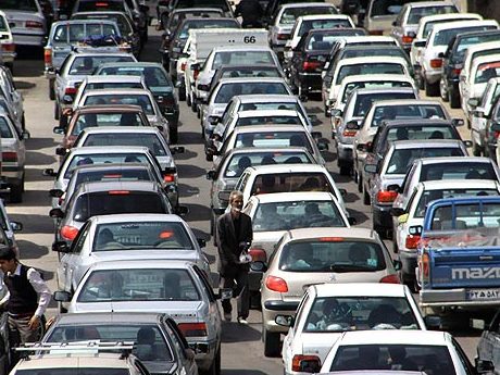 ترافیک نیمه سنگین در آزادراه تهران - کرج - قزوین