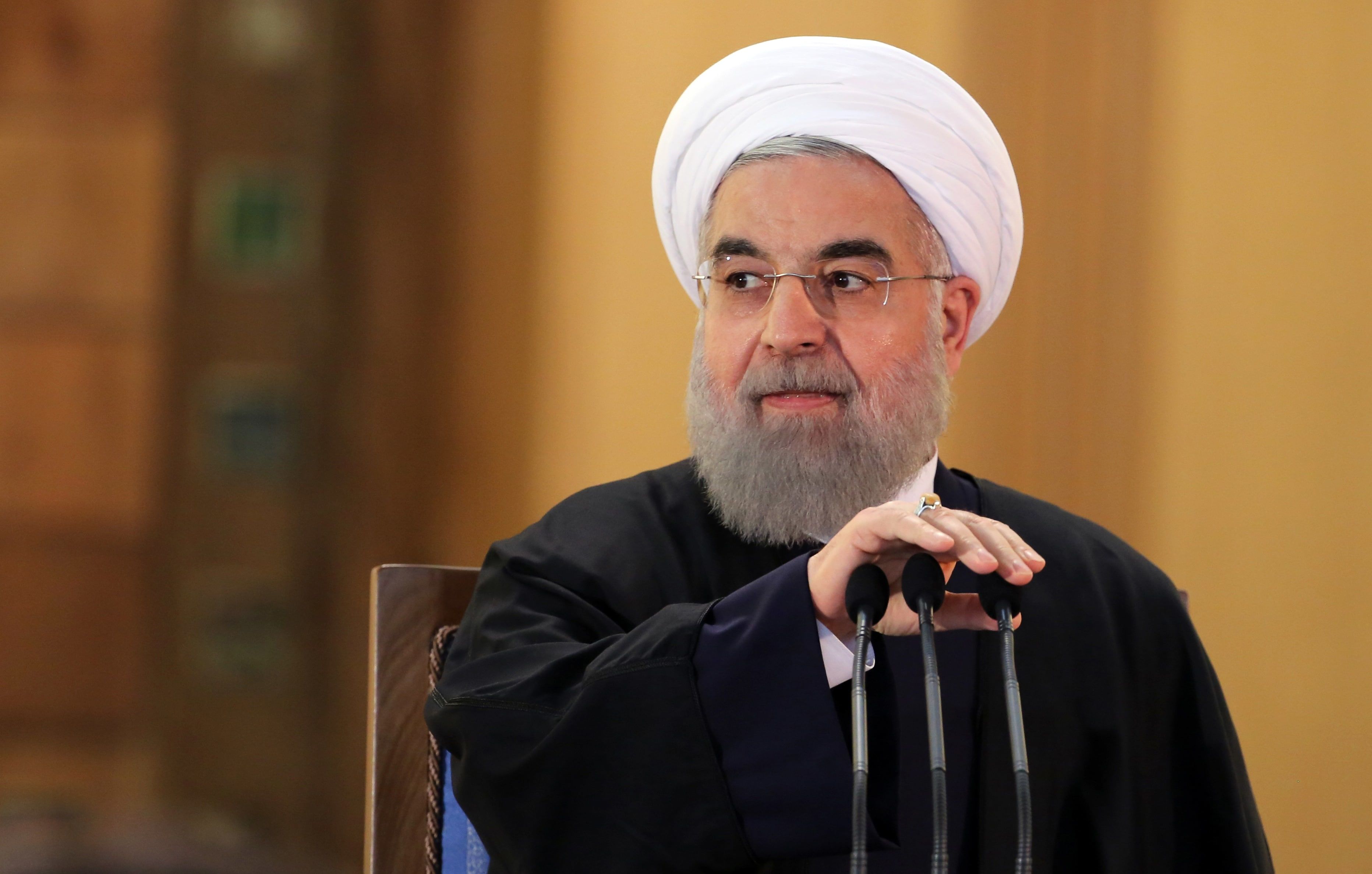 حضور حسن روحانی در مراسم سالگرد امام خمینی (ره) + عکس
